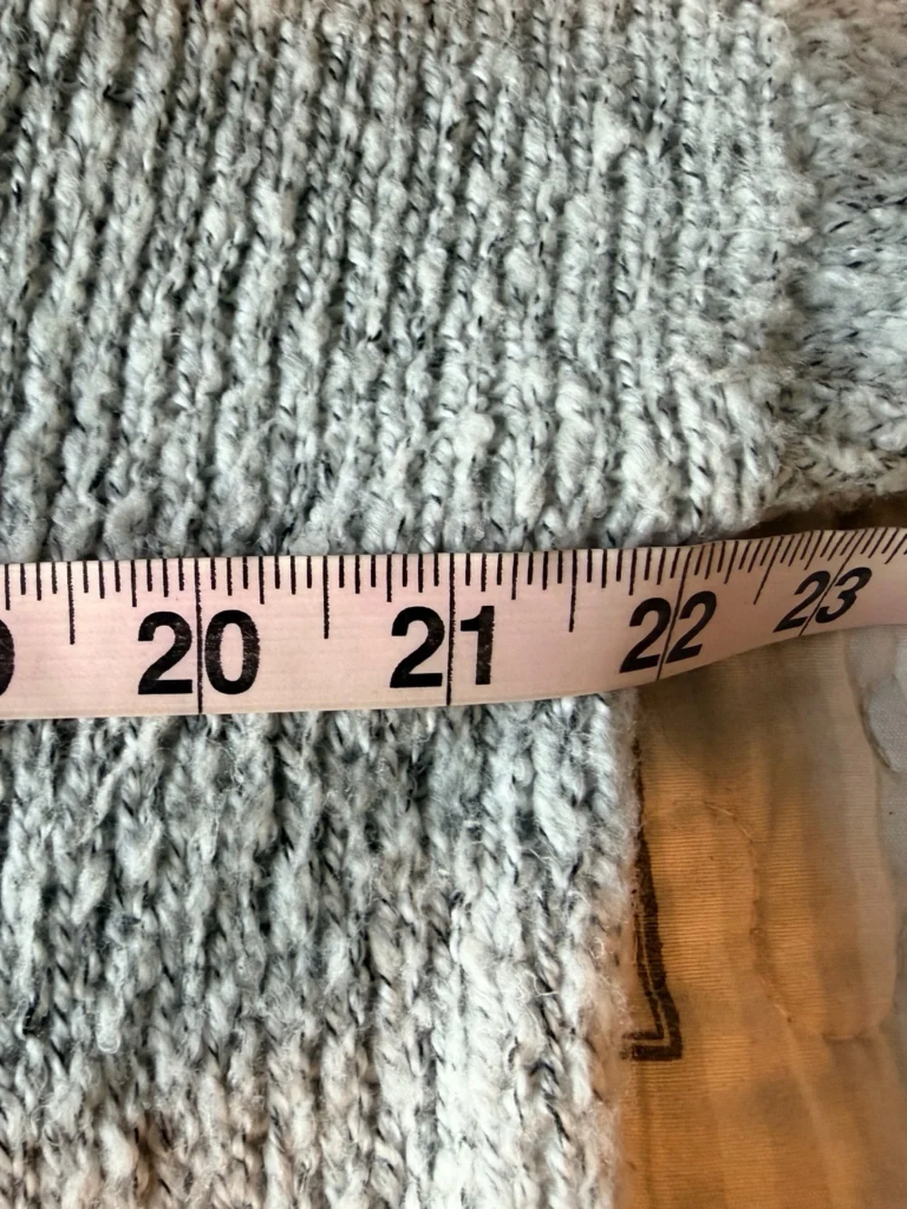 BB Dakota Chunky Knit Sweater Large Gray Oversized Cozy Slouchy Pullover Women